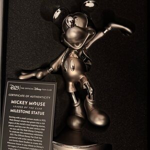 Disney Mickey Mouse Silver Statue